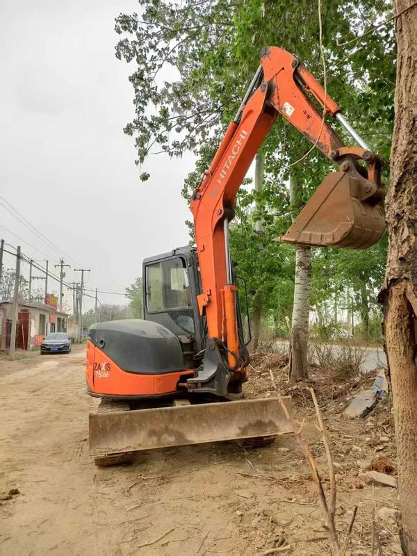 Usato Hitachi ZX75-US Escavatore 7.5 Ton Mini Escavatori Macchine da costruzione in buone condizioni