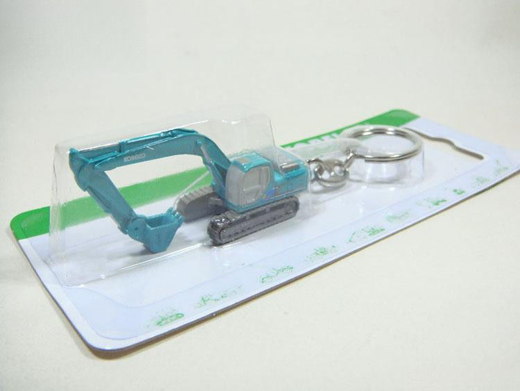 Autentico portachiavi per escavatori a doppia funzione Regali per collezionisti 2,8 cm Disegno realistico