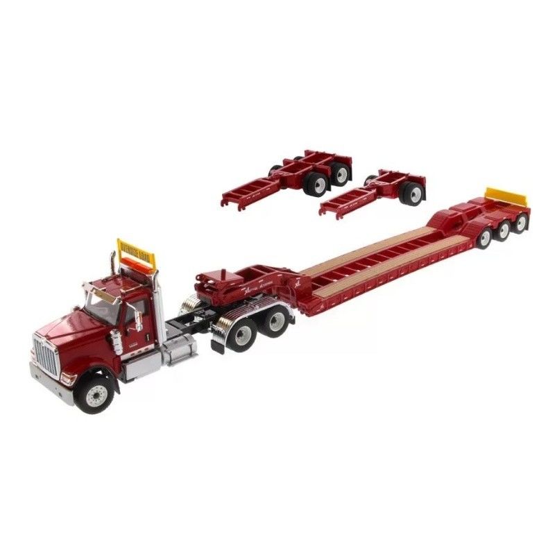 Diecast Masters International Flatbed Truck DM TRAILER Modello Testa Contenitore in Lega 71016 Scala 1:50
