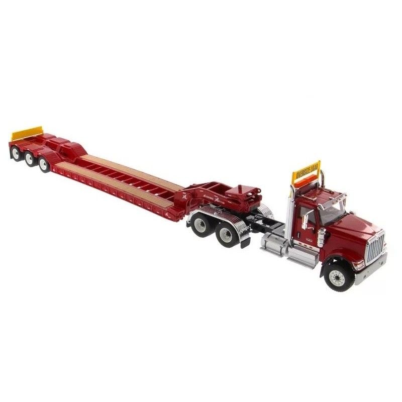 Diecast Masters International Flatbed Truck DM TRAILER Modello Testa Contenitore in Lega 71016 Scala 1:50