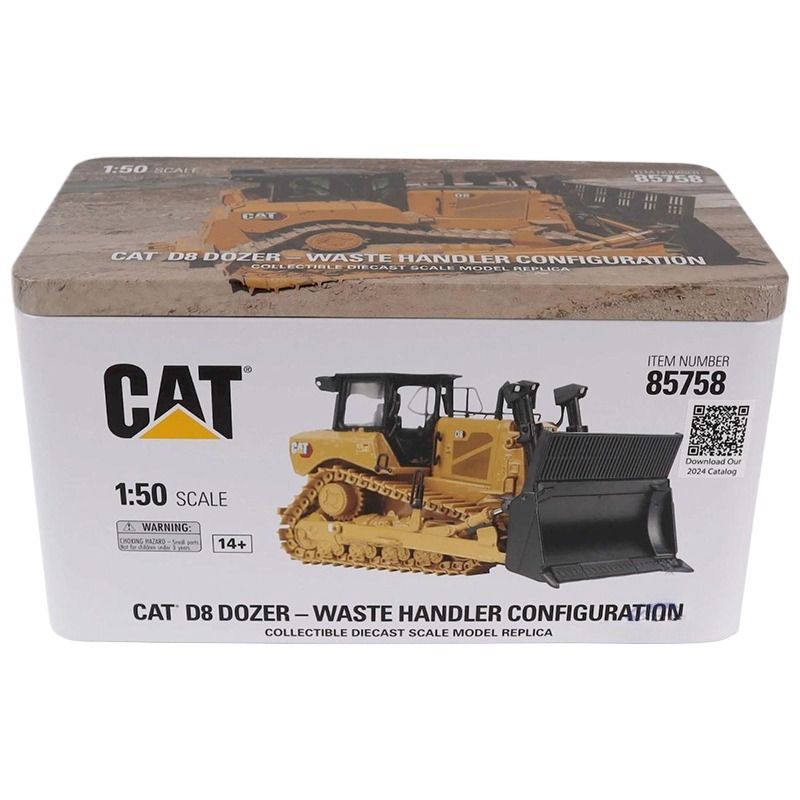 Diecast Masters Modello di bulldozer cingolato per demolizione per impieghi gravosi in scala 1:50 85758