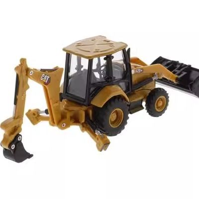 Modello di veicolo da costruzione in lega di escavatore gommato Diecast Masters in scala 1/64, 85765