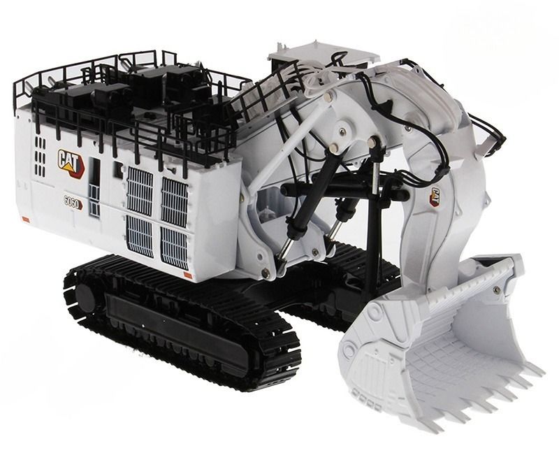 DM85653 Escavatore Minerario Bianco Limited Edition Veicolo di Ingegneria pressofuso Modello CCM Scala 1/87