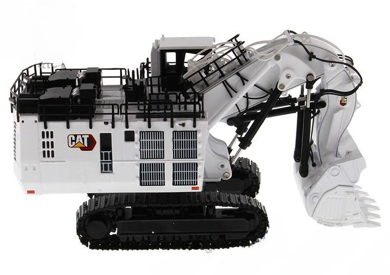 DM85653 Escavatore Minerario Bianco Limited Edition Veicolo di Ingegneria pressofuso Modello CCM Scala 1/87