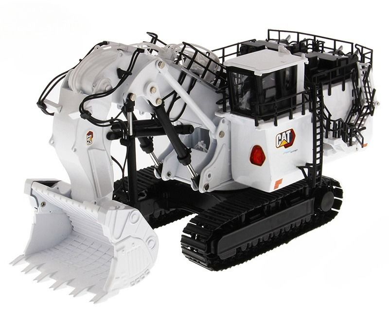 DM85653 Escavatore Minerario Bianco Limited Edition Veicolo di Ingegneria pressofuso Modello CCM Scala 1/87