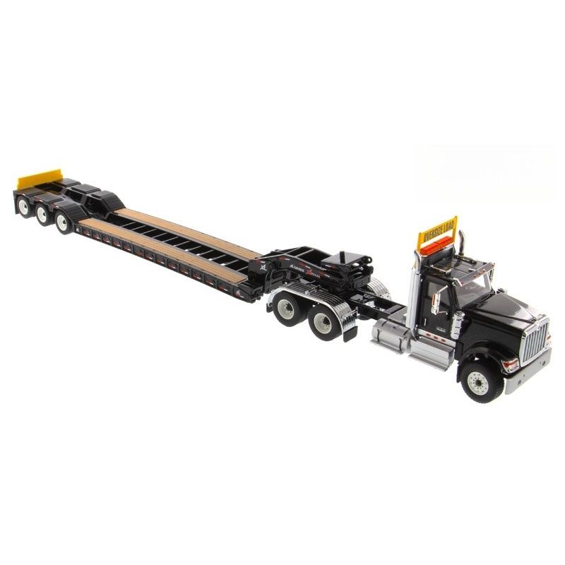 Diecast Masters International Flatbed Truck DM TRAILER Testa di contenitore in lega modello 71017 1/50