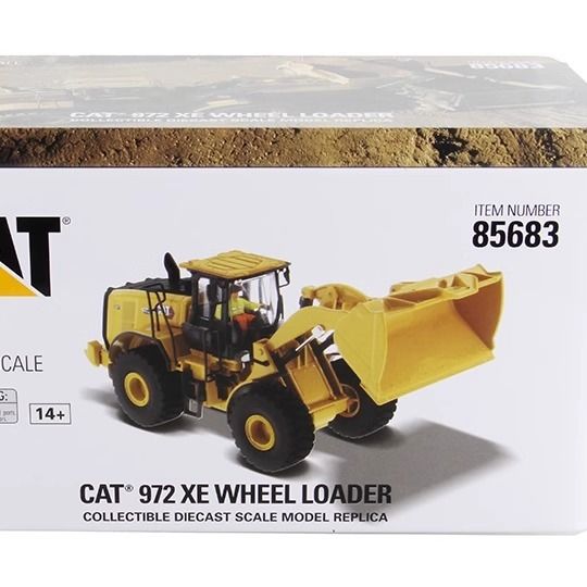 DM 1/50 Scala Macchina Movimento Terra Pala Gommata in Lega Modello 85683 per Collezionisti