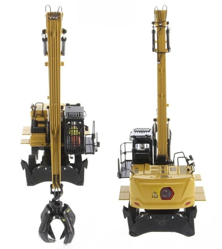 DM MH3040 Manifattore di materiali Escavatore per ingegneria di leghe Veicolo di ingegneria Modello 1/50 Diecast 85958