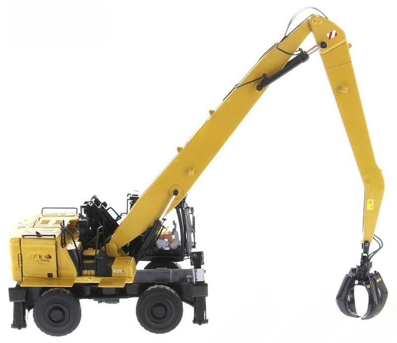 DM MH3040 Manifattore di materiali Escavatore per ingegneria di leghe Veicolo di ingegneria Modello 1/50 Diecast 85958