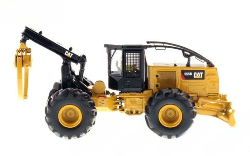 DM 555D Wheel Skidder 1:50 Scale Diecast Logging Machine Modello 85932 giocattolo da collezione