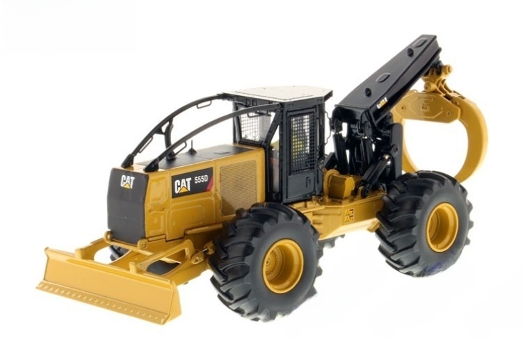 DM 555D Wheel Skidder 1:50 Scale Diecast Logging Machine Modello 85932 giocattolo da collezione