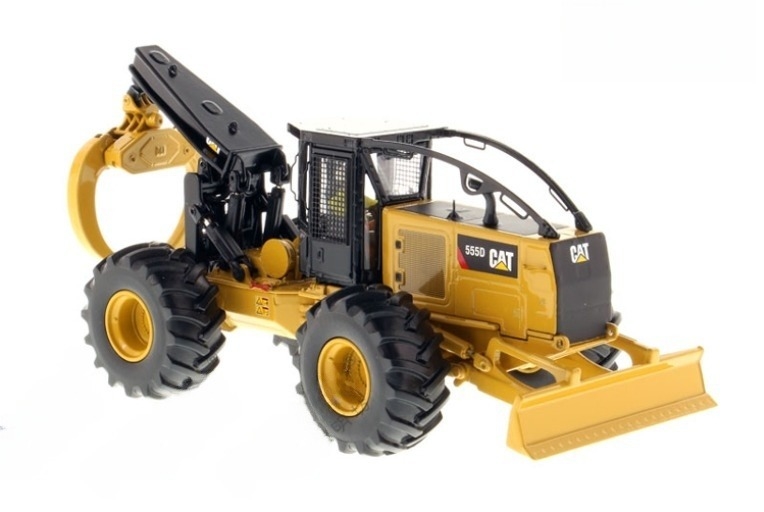 DM 555D Wheel Skidder 1:50 Scale Diecast Logging Machine Modello 85932 giocattolo da collezione