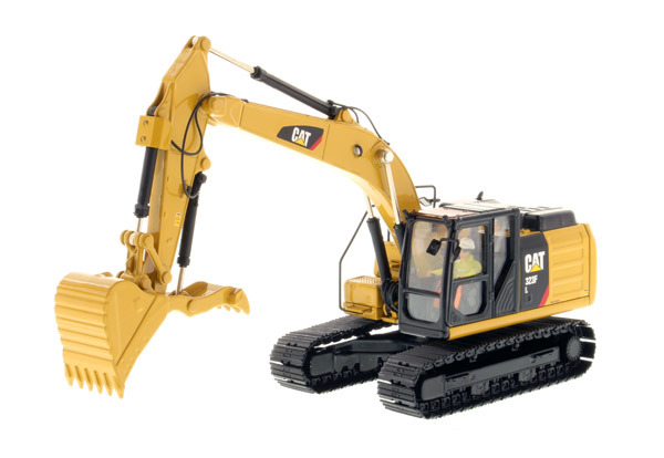 DM Ingegneria veicolo 1:50 Scala CAT 323F L Diecast escavatore modello 85924C regalo giocattolo