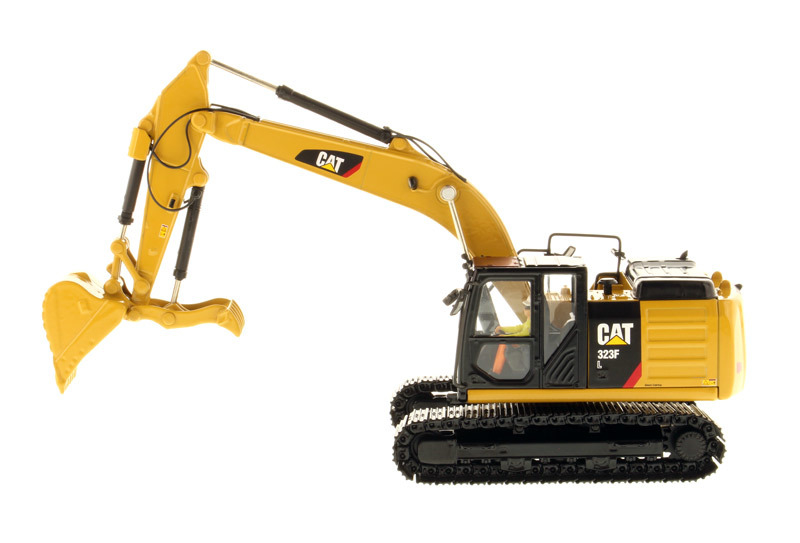 DM Ingegneria veicolo 1:50 Scala CAT 323F L Diecast escavatore modello 85924C regalo giocattolo