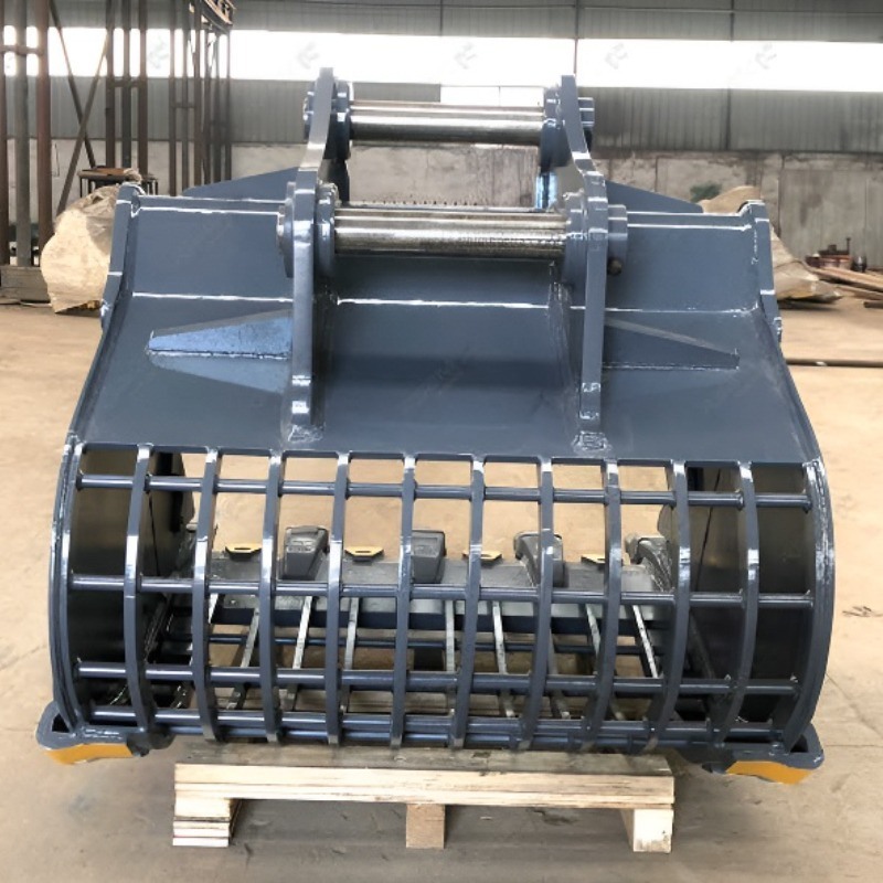 Benna scheletrica per escavatore personalizzata da 30 tonnellate, crivello per separazione, per impieghi gravosi