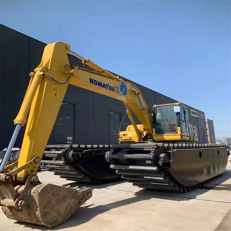 Escavatore personalizzabile Pontoon Undercarriage Float d'acqua Float palude per un funzionamento stabile Fornitore di manutenzione facile