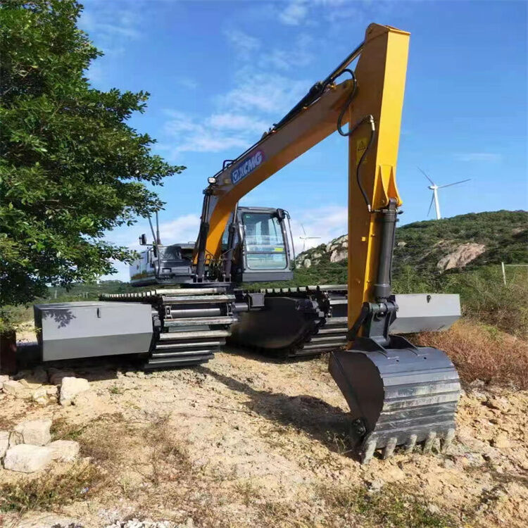 Escavatore personalizzabile Pontoon Undercarriage Float d'acqua Float palude per un funzionamento stabile Fornitore di manutenzione facile