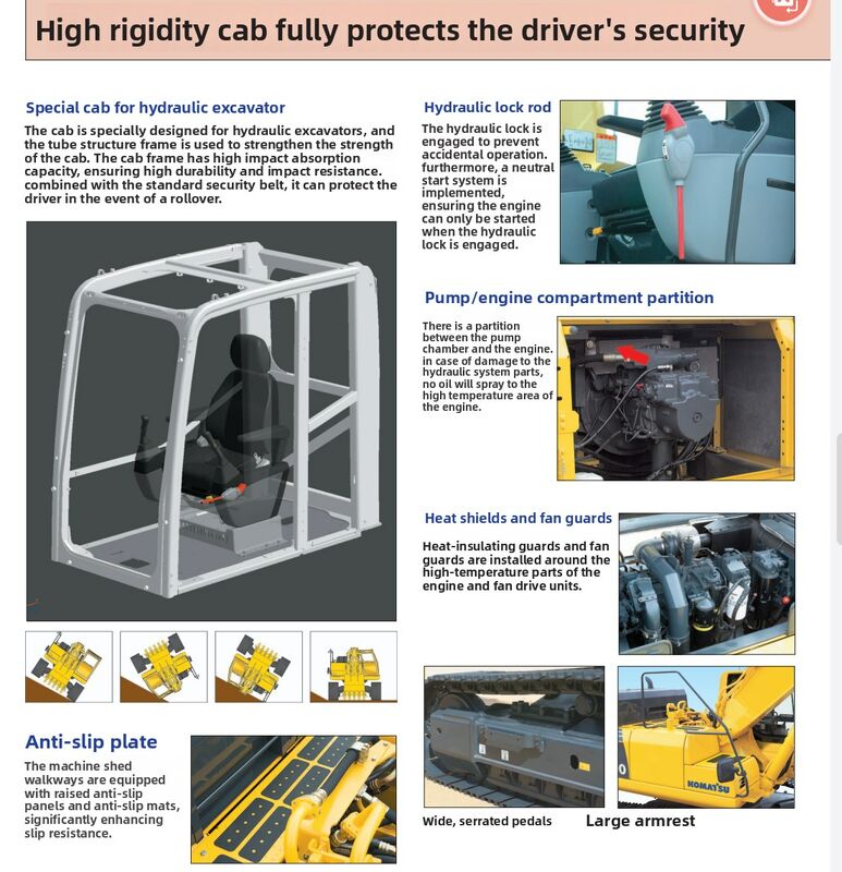 Brand New Komatsu PC400-8 Heavy Duty Hydraulic Excavator 40 Tons Universal Specification