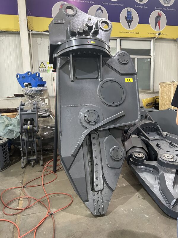 Personalizza in fabbrica Escavatore per carichi pesanti Cesoia idraulica per rottami metallici Cesoia per nave vecchia automobile Lama affilata Rotazione a 360 ° Cesoia per tubi in barra d'acciaio